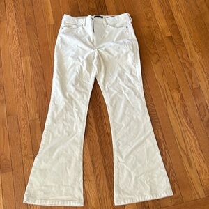 Cream Flare Corduroy Banana Republic